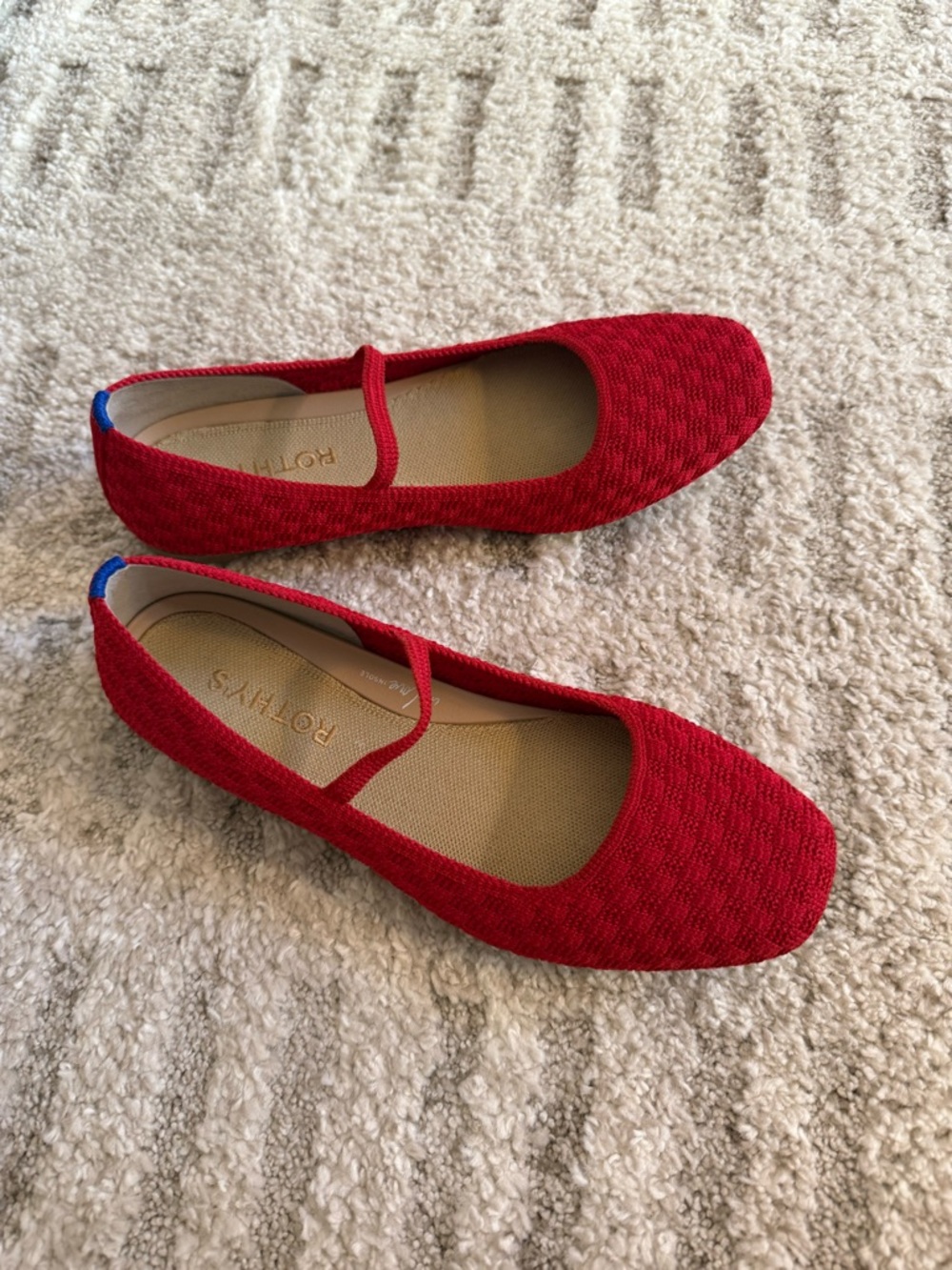 Rothy's Red Mary Jane Flats - Picture 2 of 5